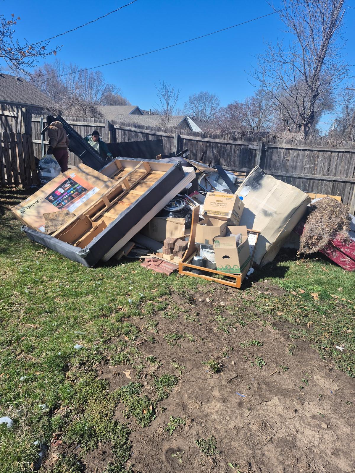 Basement junk clearance